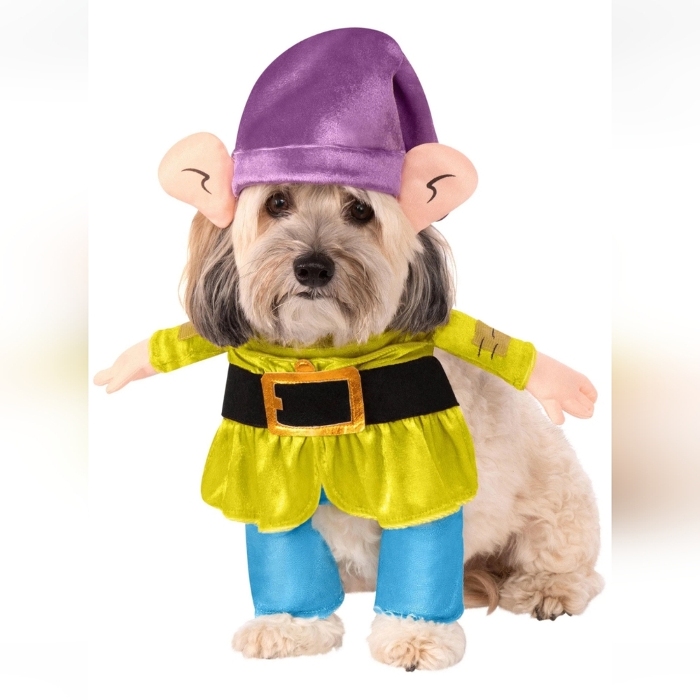 Snow White's Dopey dog costume size XL